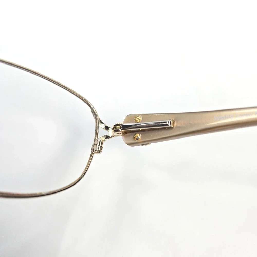 Zyloware Sophia Loren Eyeglasses‎ M169 Gold Tan Oval Metal Frames 50-17-140